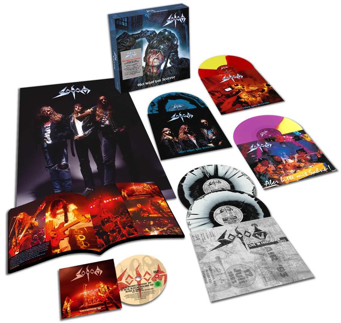SODOM "Get what you Deserve" Deluxe Box Set