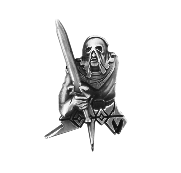 In the Sign of Evil Antik Silber 3D Metal Pin