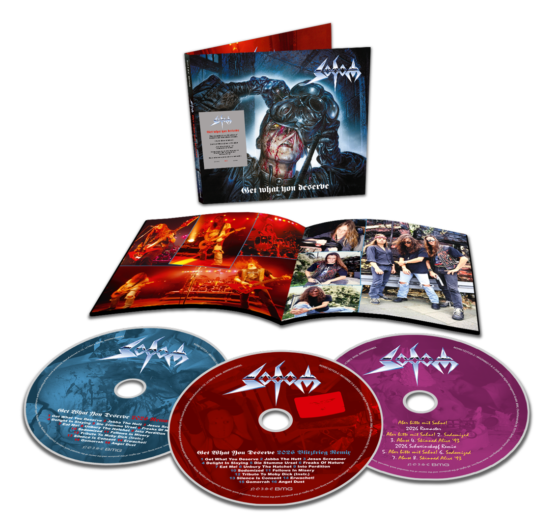 SODOM "Get what you Deserve" Triple CD