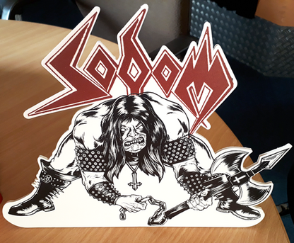 SODOM "1982 Warrior" standee/figure display